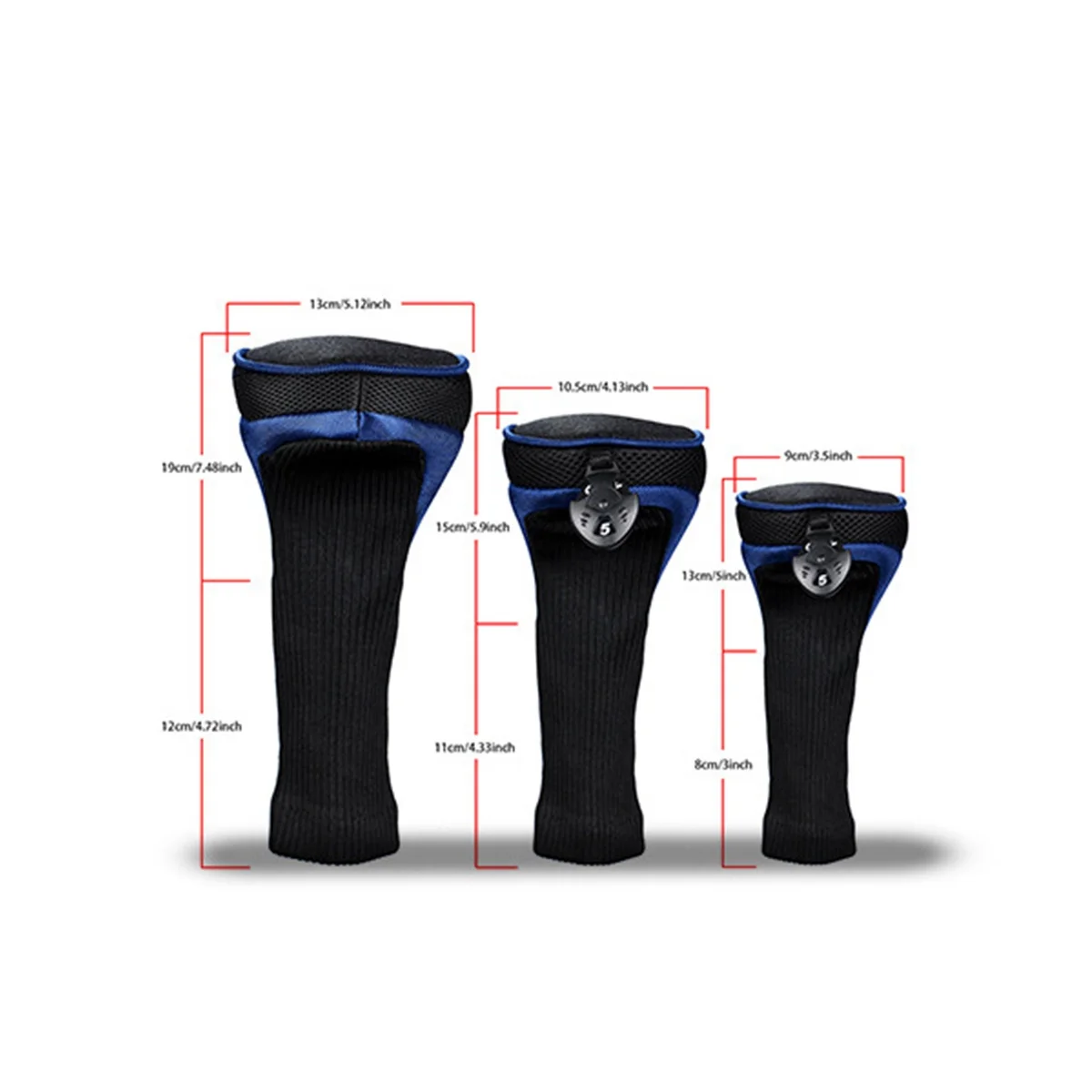 

Набор клюшек для гольфа, набор головок, деревянный чехол для клюшки, дышащая сетчатая ткань 1/3/5/кепка, набор головок, детали для гольфа-ABWY