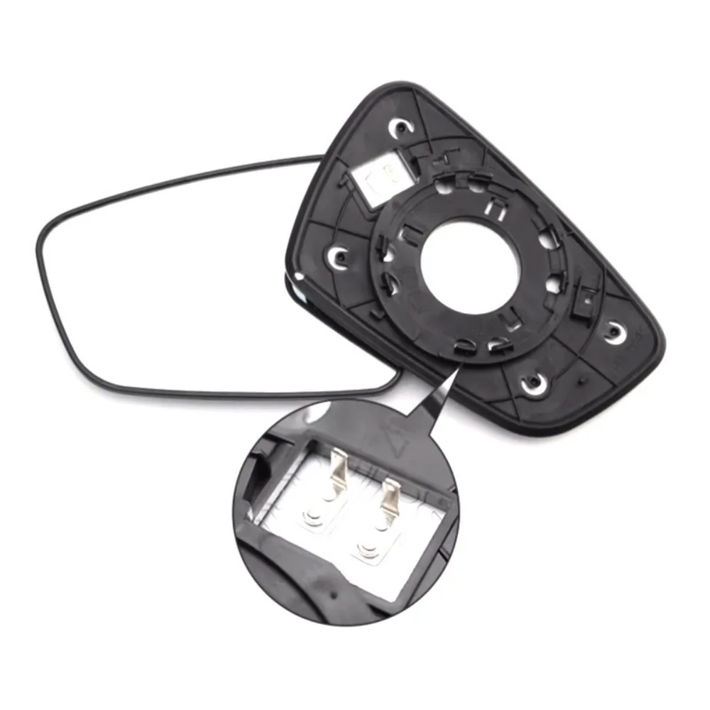 

Protective Cover Crystal White Door Mirror Shell For Kia Forte 2013-2018 Picture Frame Heated Lens Car Rearview Accessories