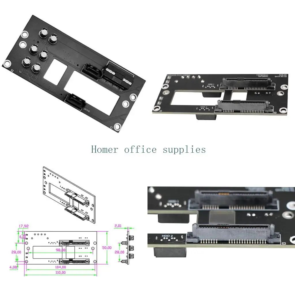 

K43B Адаптер шасси 2,5/3,5-дюймовая объединительная плата жесткого диска 6G Высокоскоростной сервер хранения 4D Блок питания