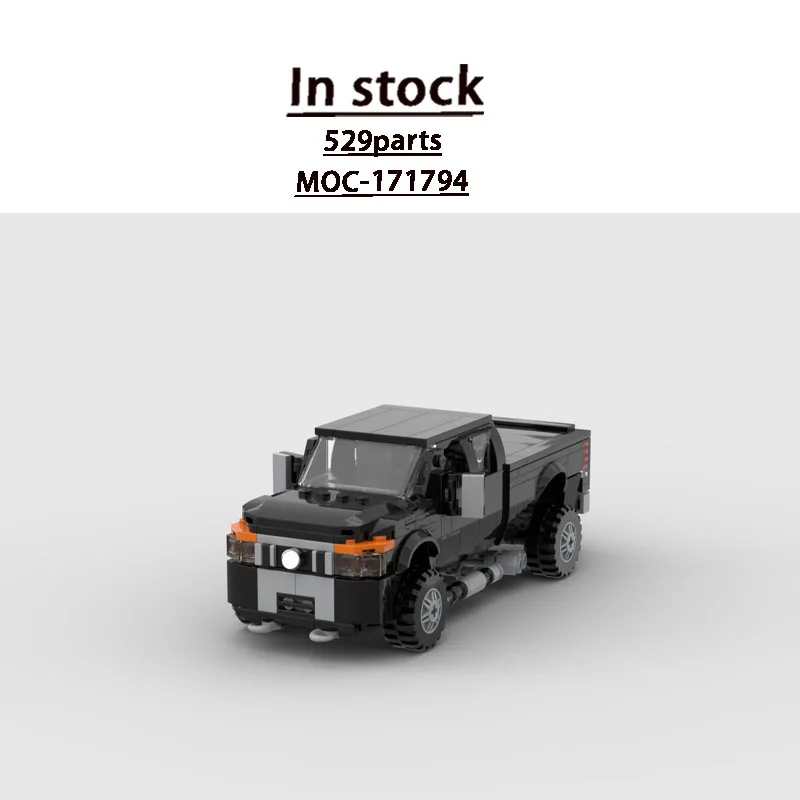 moc-171794-new-cargo-black-truck-building-block-model-529-parts-moc-creative-boys-children's-birthday-building-block-toy-gift