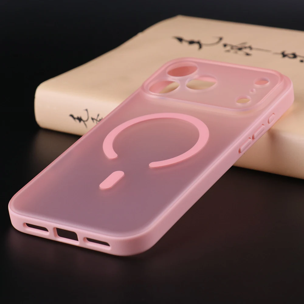 UGOjP Magnetic Case For iPhone 17 Pro Max 17 Air 17 Pro 17 Frosted Phone Case MagSafe Wireless Charging Matte Protective Cover - Image 5