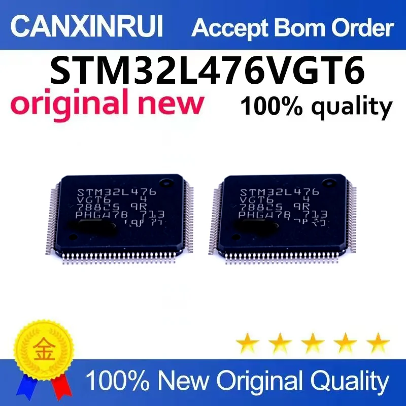 (5pcs-100pcs)Brand new original STM32L476VGT6 LQFP-100 ARM Cortex-M4 32-bit microcontroller IC