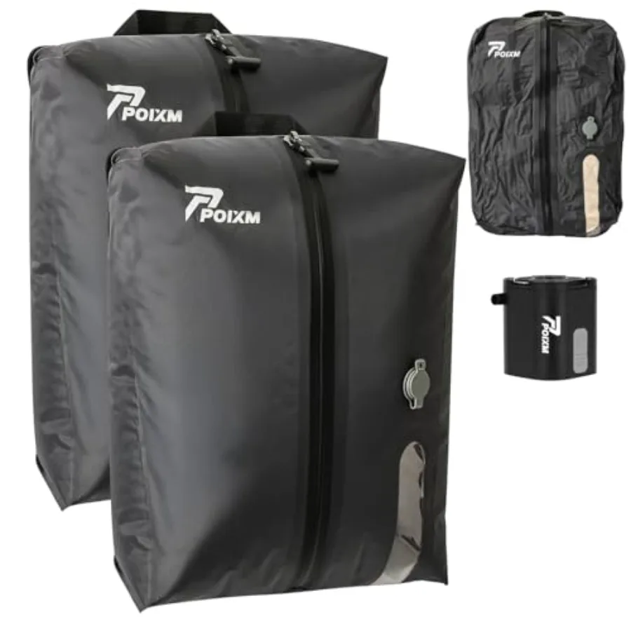 

Вакуумные пакеты для путешествий с насосом, многоразовые, водонепроницаемые (IP67), для экономии места, для чемоданов и рюкзаков