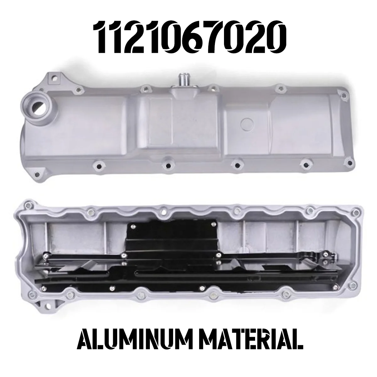 Aluminum Cylinder Head Cover For Toyota 1KZ-T 1KZ-TE 3.0L Turbo Diesel KZN 4Runner Hilux Prado Replace 1121067020