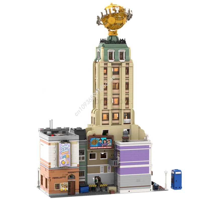 7376PCS MOC Personalizzato Edificio Modulare Quotidiano Pianeta Street View Modello Building Block Fai Da Te Creativo Mattoni Educativi Giocattoli Regalo Del Capretto