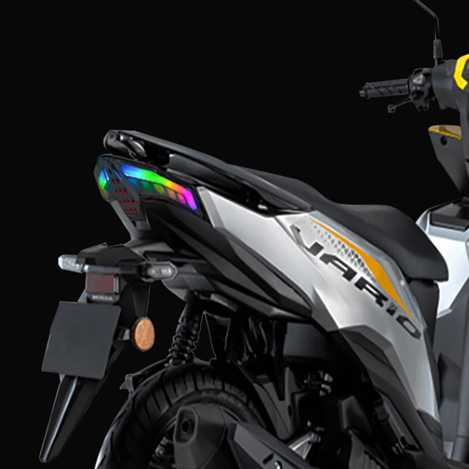 دراجة نارية LED الضوء الخلفي موتو الفرامل مؤشر ضوئي مصباح لياماها انقر 150 #1