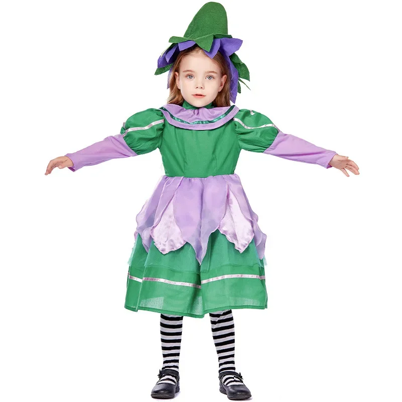 Halloween Jungle Goblin Fairy Flower Fairy Children Costume