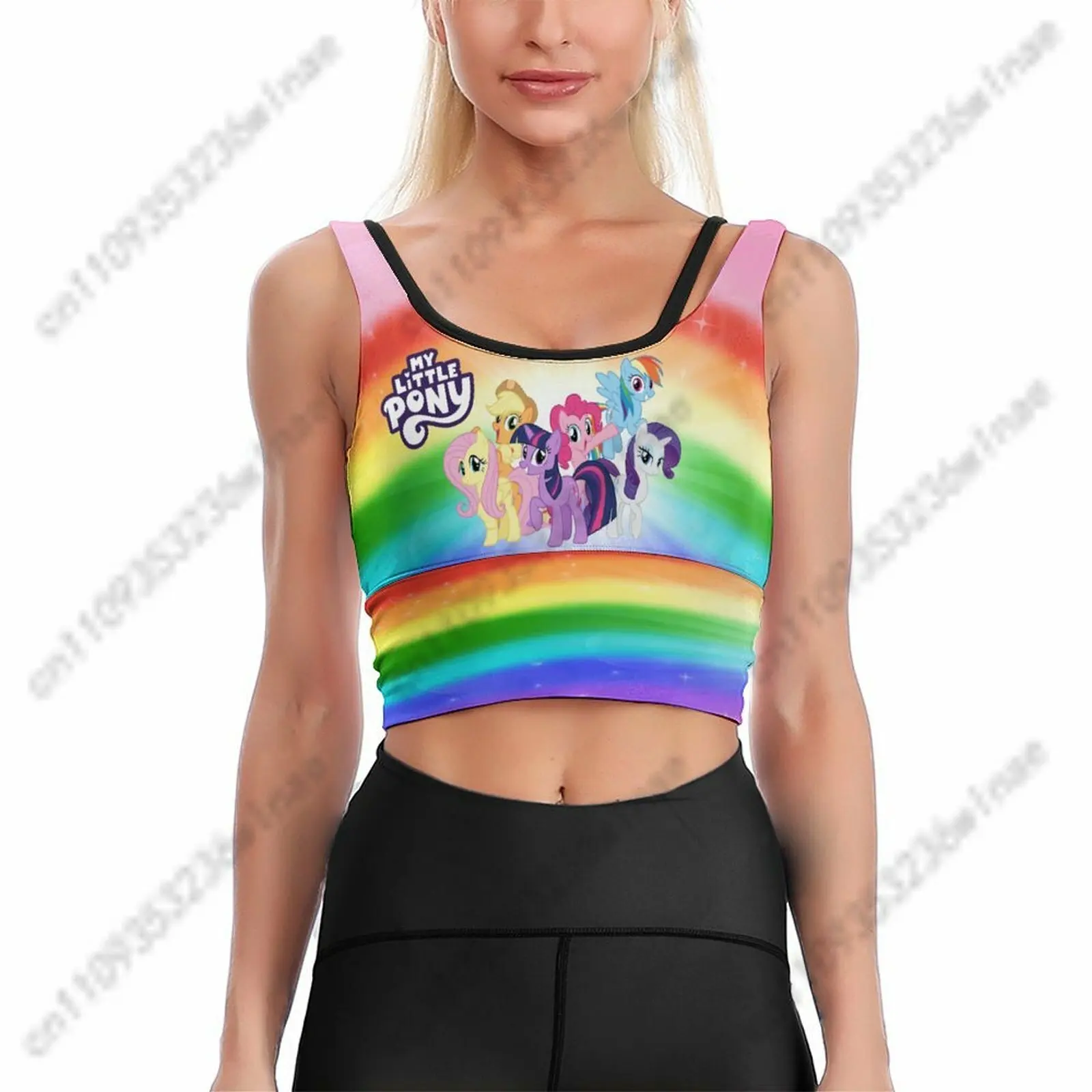 

My Little Pony Tank Tops Womens Sleeveless Shirt Friends Fashion Comfortable Tops Custom Gift Cosplay Top