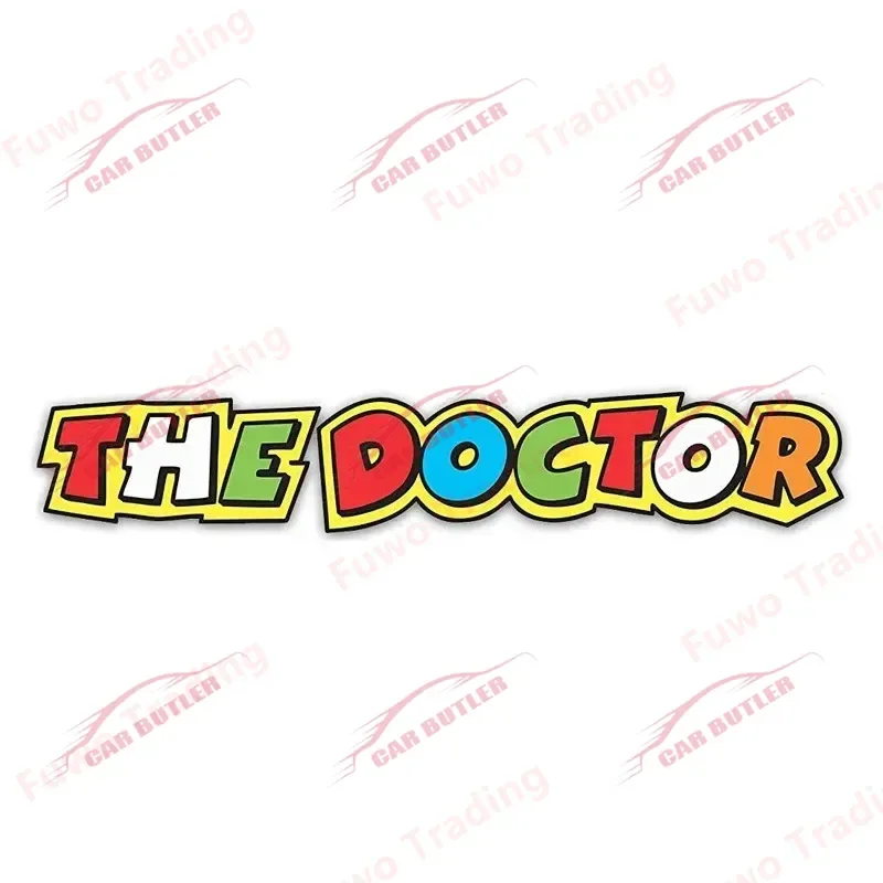 حار بيع عالية سيارة ملصق جودة الملحقات الخارجية الطبيب روسي شارة العلامة التجارية ديكور دراجة نارية الطريق المتسابق AGU خوذة PVC