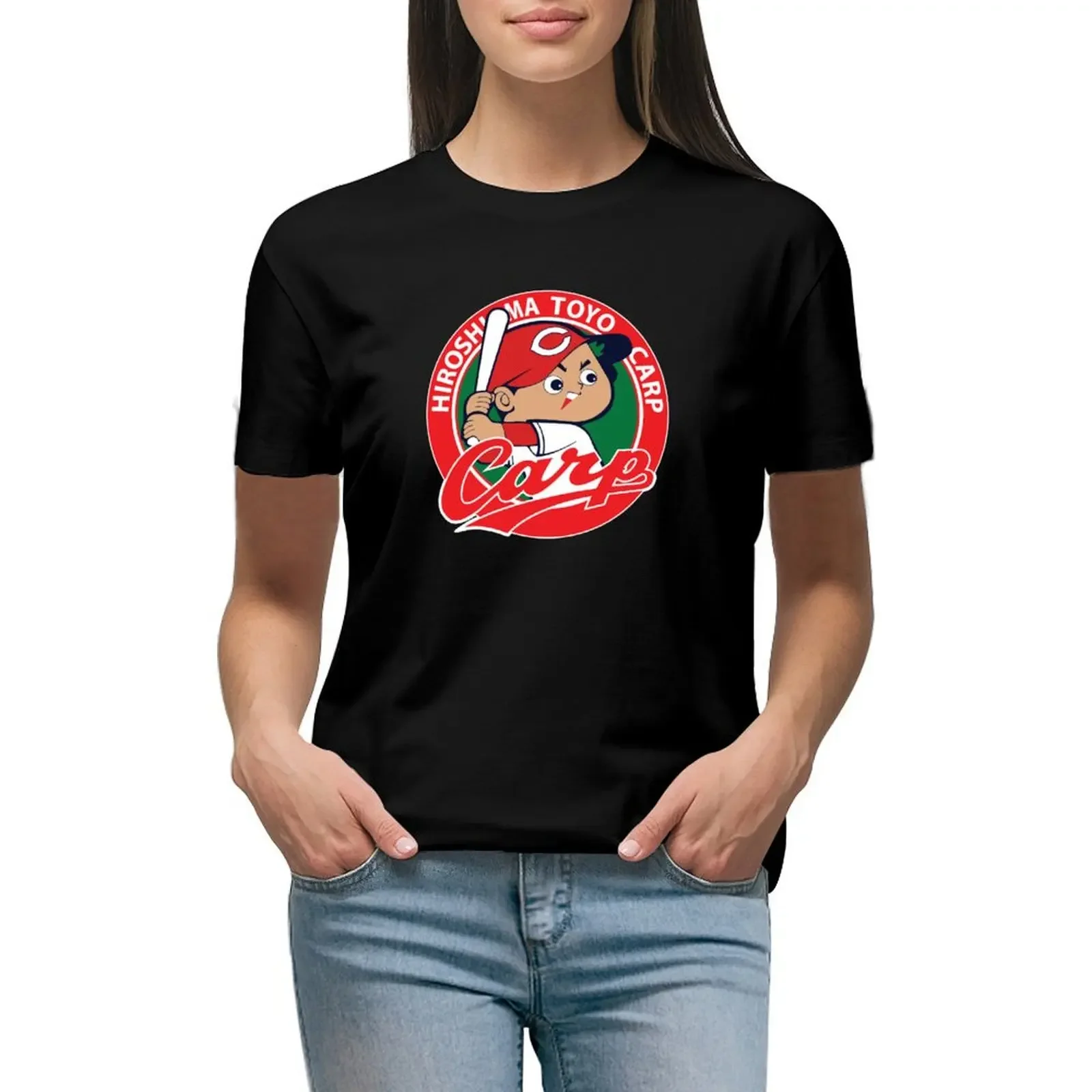 

Hiroshima Toyo Carp T-Shirt korean fashion summer clothes oversized kawaii clothes t shirt for Women