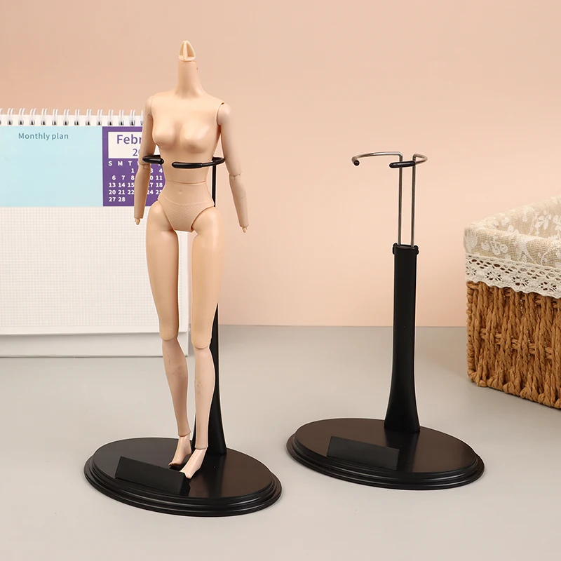 Action Figure Stand 1/6 Scale Model Stand 12 Inch, Black Holder Support Base Adjustable Bracket For Model Display U Type