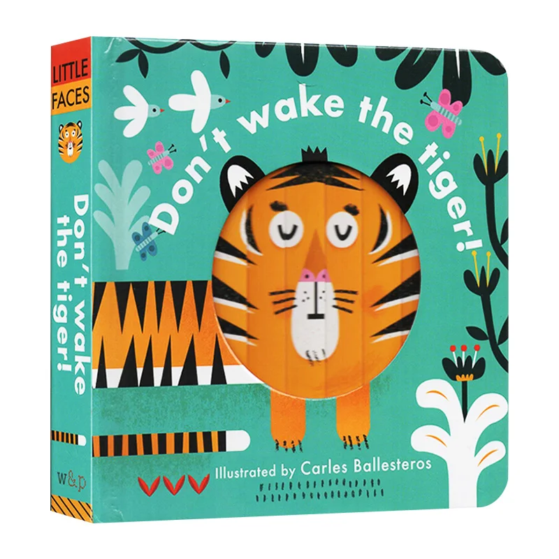 

Little Faces Don’t Wake the Tiger, Baby Children's books aged 1 2 3, English picture book, 9781784936242