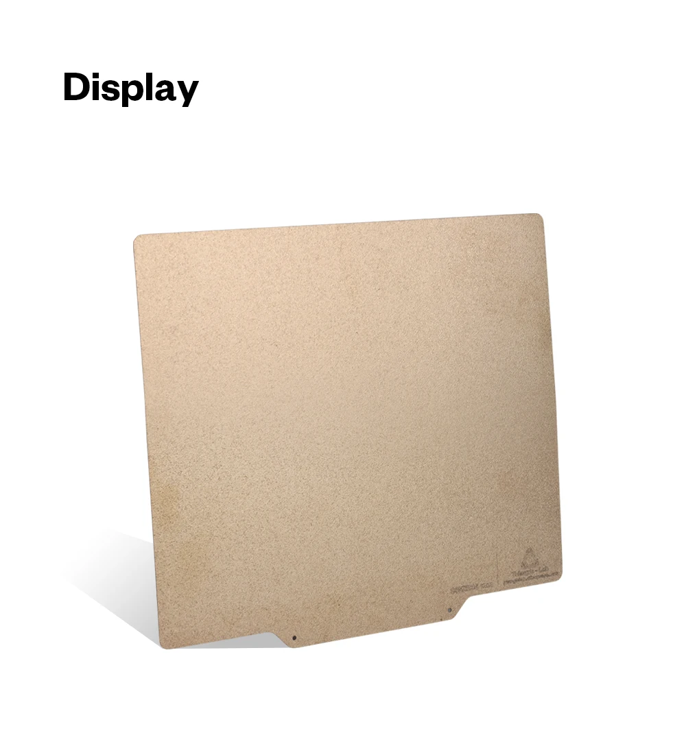 C Trianglelab 410 X 410 Gold Doppelseitige Strukturierte PEI Federstahlplatte Pulverbeschichtete PEI-Bauplatte 3D-Drucker für ABS PETG – Detail 21