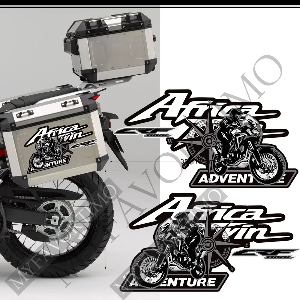 2019 2020 2021 2022 Aluminium Box Kit Trunk Cases Panniers Luggage Stickers For Honda AfricaTwin CRF1100L CRF 1100 AfricaTwin