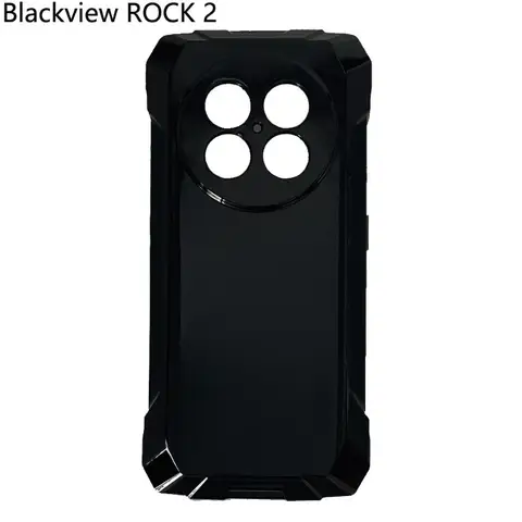 Soft TPU Case for Blackview ROCK 2 Pro Clear Black Phone Case for Rock2 Pro Silicone Soft Cover Protective Back Shell