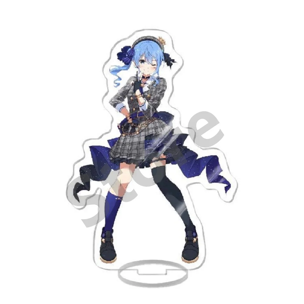 Cutey Hololive Vtuber Anime Figure Stand Usada Pekora Uruha Rushia Hosimati Suisei Inugami Korone Standing Acrylic Model 15cm