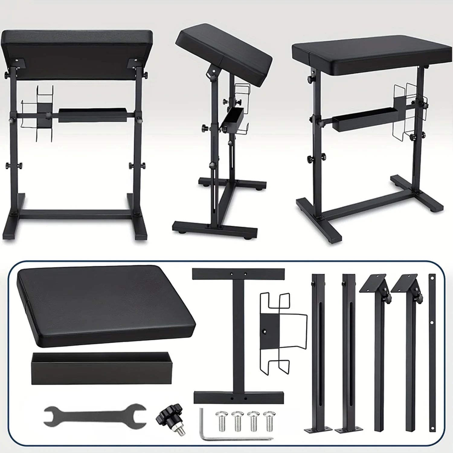 

Подлокотник для татуировки, регулируемая высота и ангел, подставка для татуировки с нескользящей мягкой губкой для профессиональных принадлежностей для тату-студии