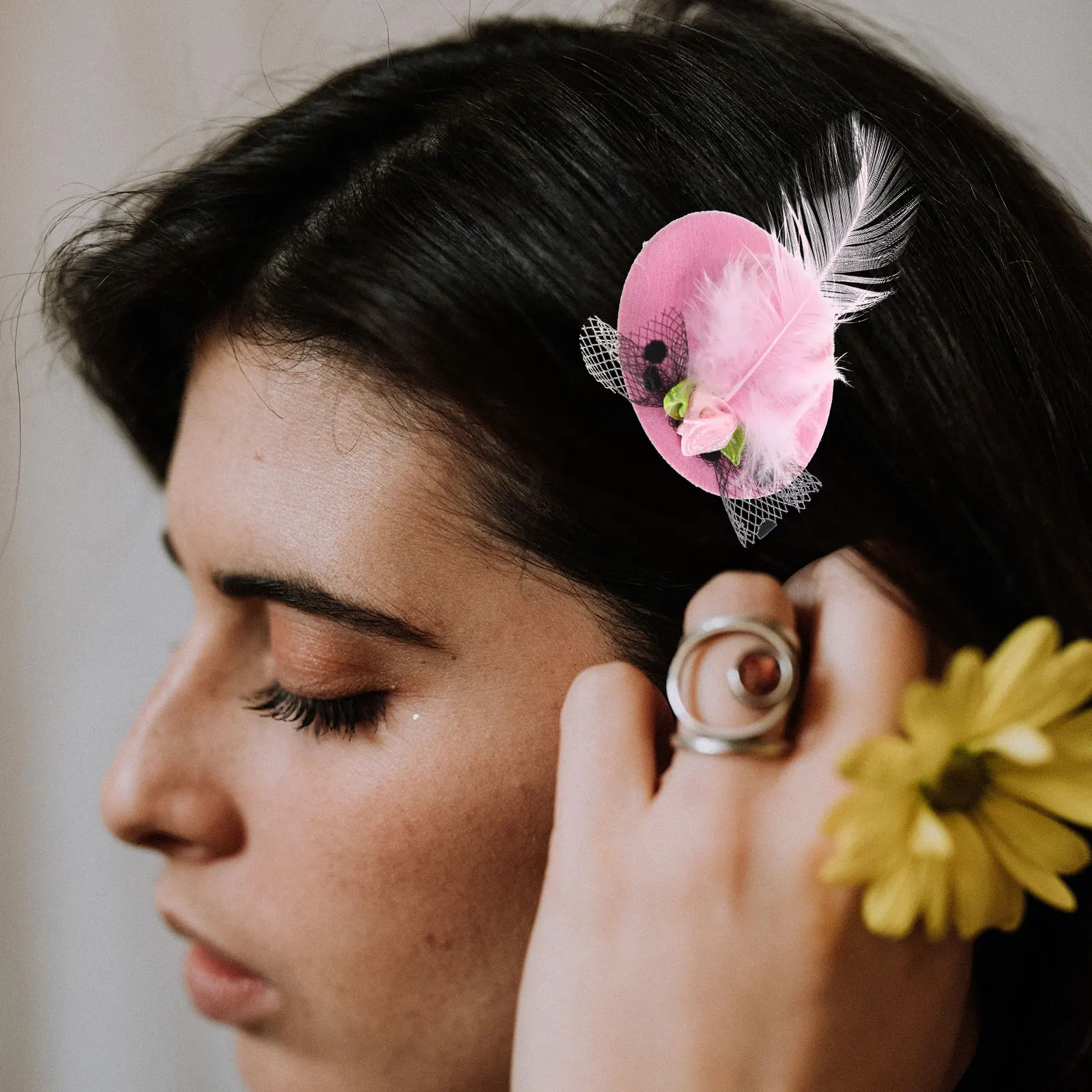 

12pcs 5.5Cm Performance Clip Party Hat Hairpin Kids Hair Accessories Chic Design Easy Match Outfits Everyday Wear Suitable All