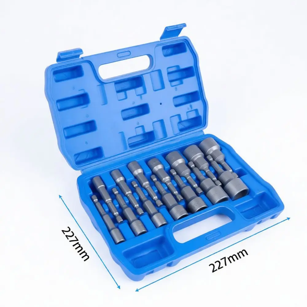 Magnetic Hex Socket Bit For Fuxin Impact Driver Power Screwdriver 65mm Chrome Vanadium Steel Nut Setter Hand Tool Accessory
