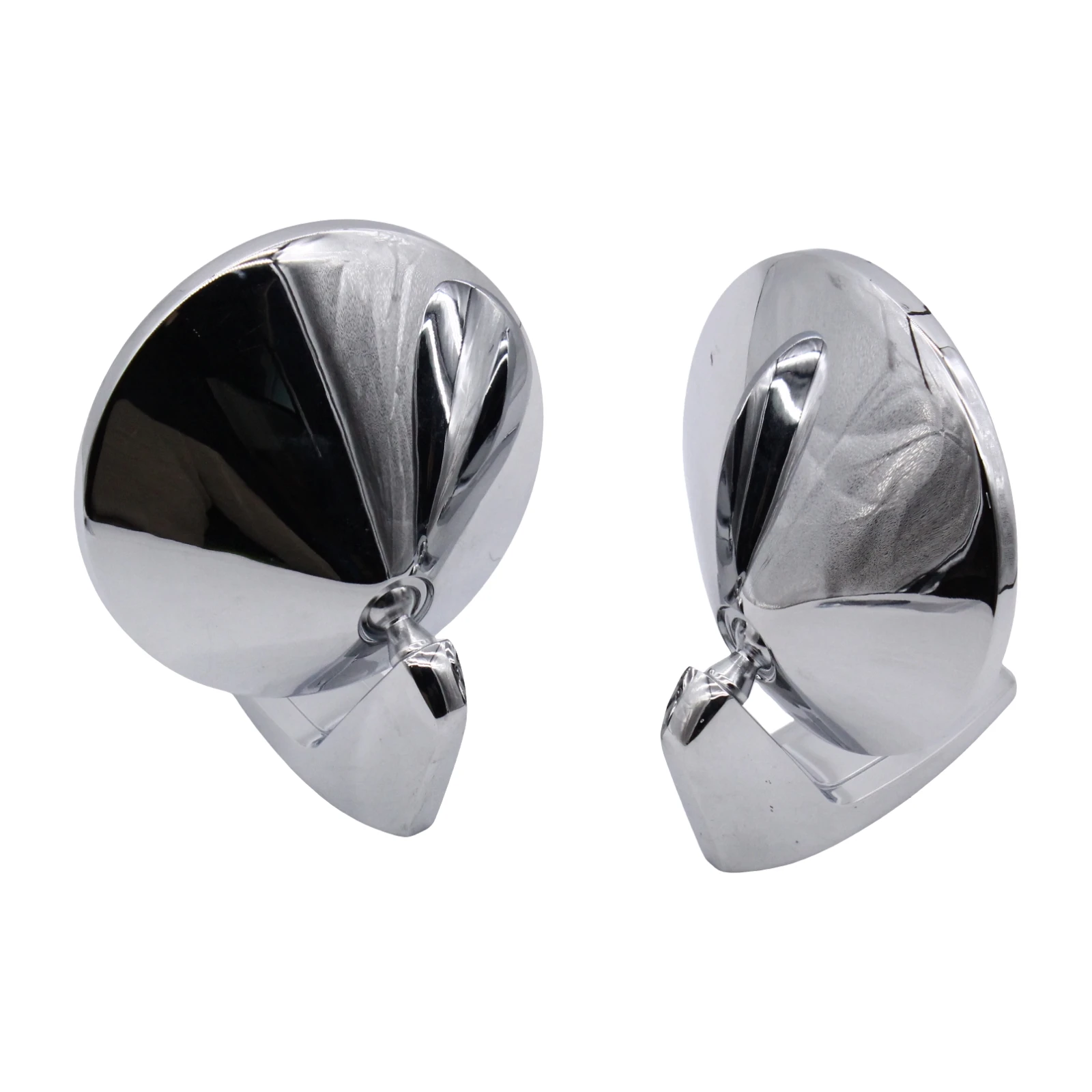 2PCS 2802834 2802710 3685955 LSOT001390 Chrome Door Mirrors Outside Exterior Rearview For 1966-1975 Dodge Plymouth Chrysler