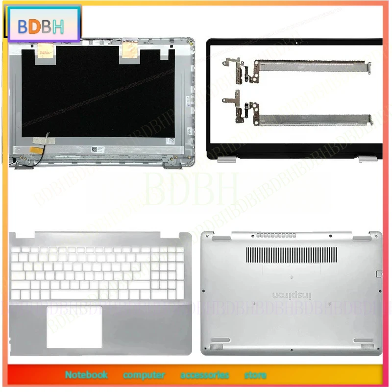 Nueva Carcasa para Portátil Dell Inspiron 15 5000 5584 P85F, Tapa Trasera, Cubierta Superior LCD, Bisagras del Marco Frontal, Reposamanos, Carcasa Inferior