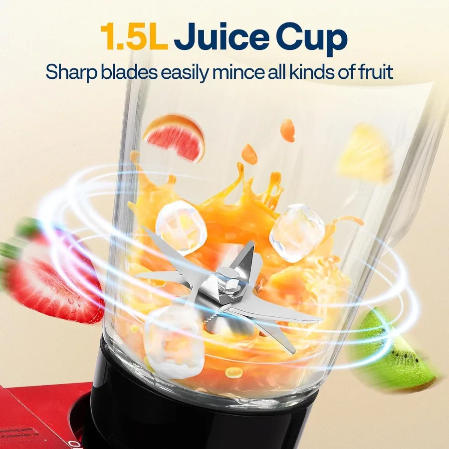 家庭用9in1多機能スタンドミキサー（発酵機能付き）：6段階速度設定、7.5クォート容量、内蔵