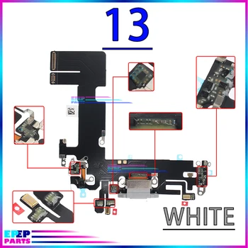 USB Port şarj Dock bağlantı Mic kablo IPhone 13 14 Pro Max artı 13P 13PM 14 P 14PM Dock şarj kurulu Flex modülü