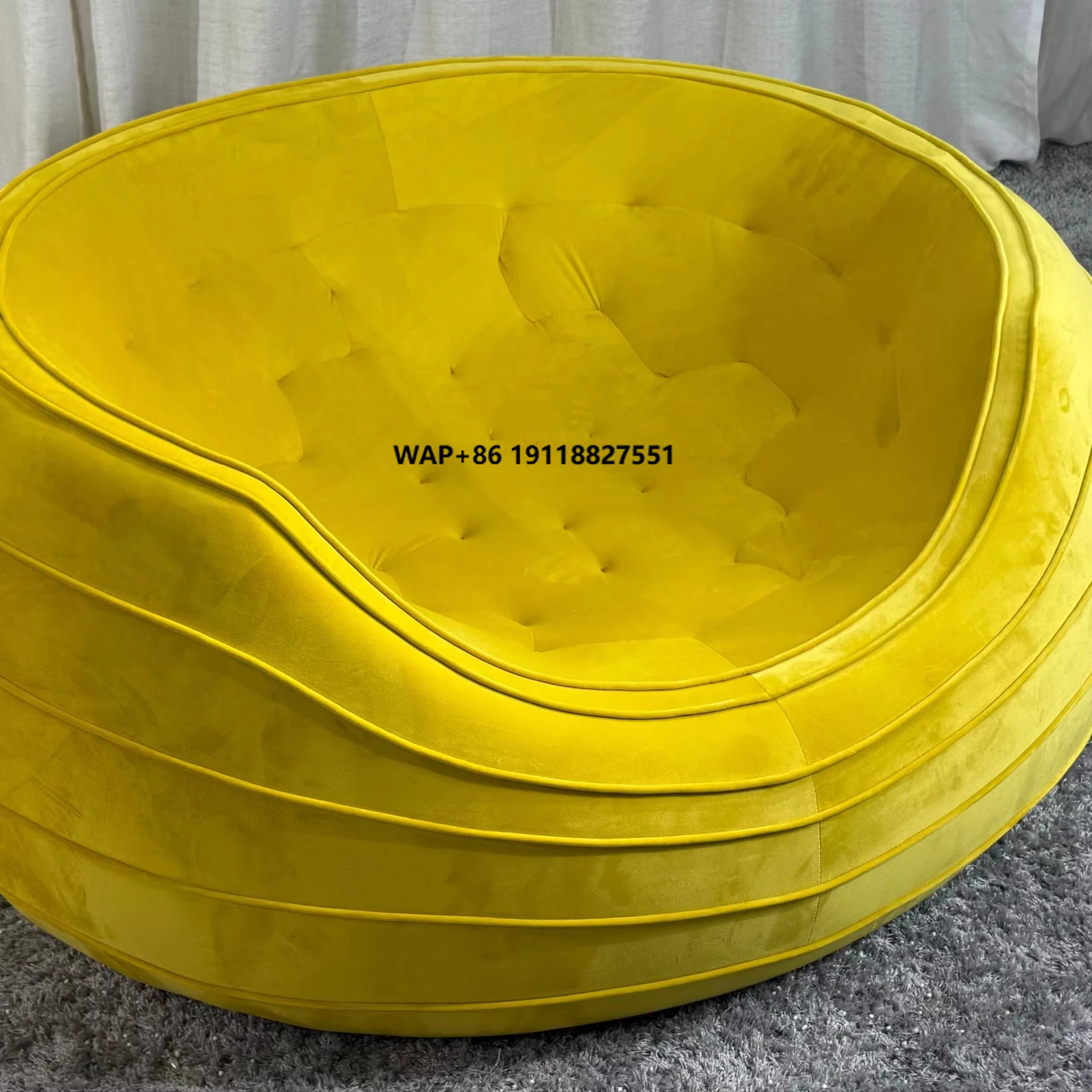 Modern Comfortable Extendable Fabric Bean Bag Sofa for Living Room Relaxation