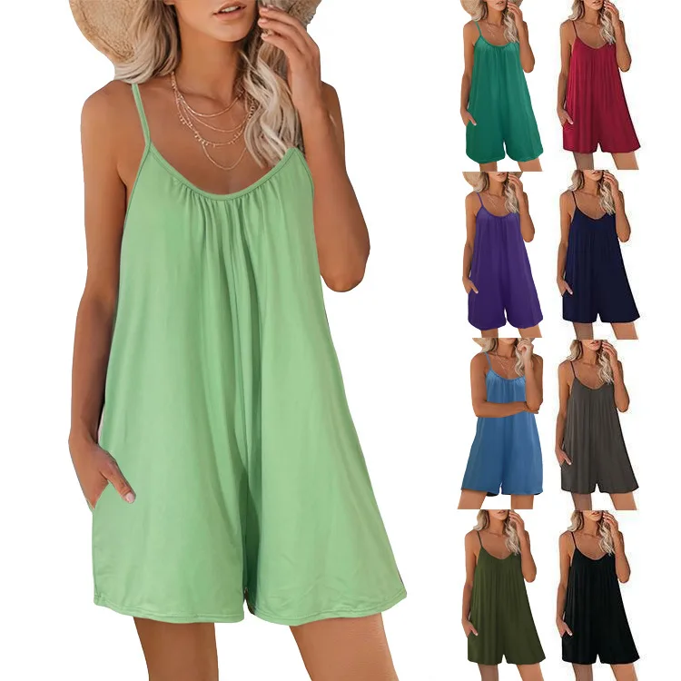 لون نقي قطعة واحدة الصيف حزام غير رسمي الدكتور السراويل عالية الخصر سبعة/تسعة طول البوليستر المرأة عبر الحدود Faion