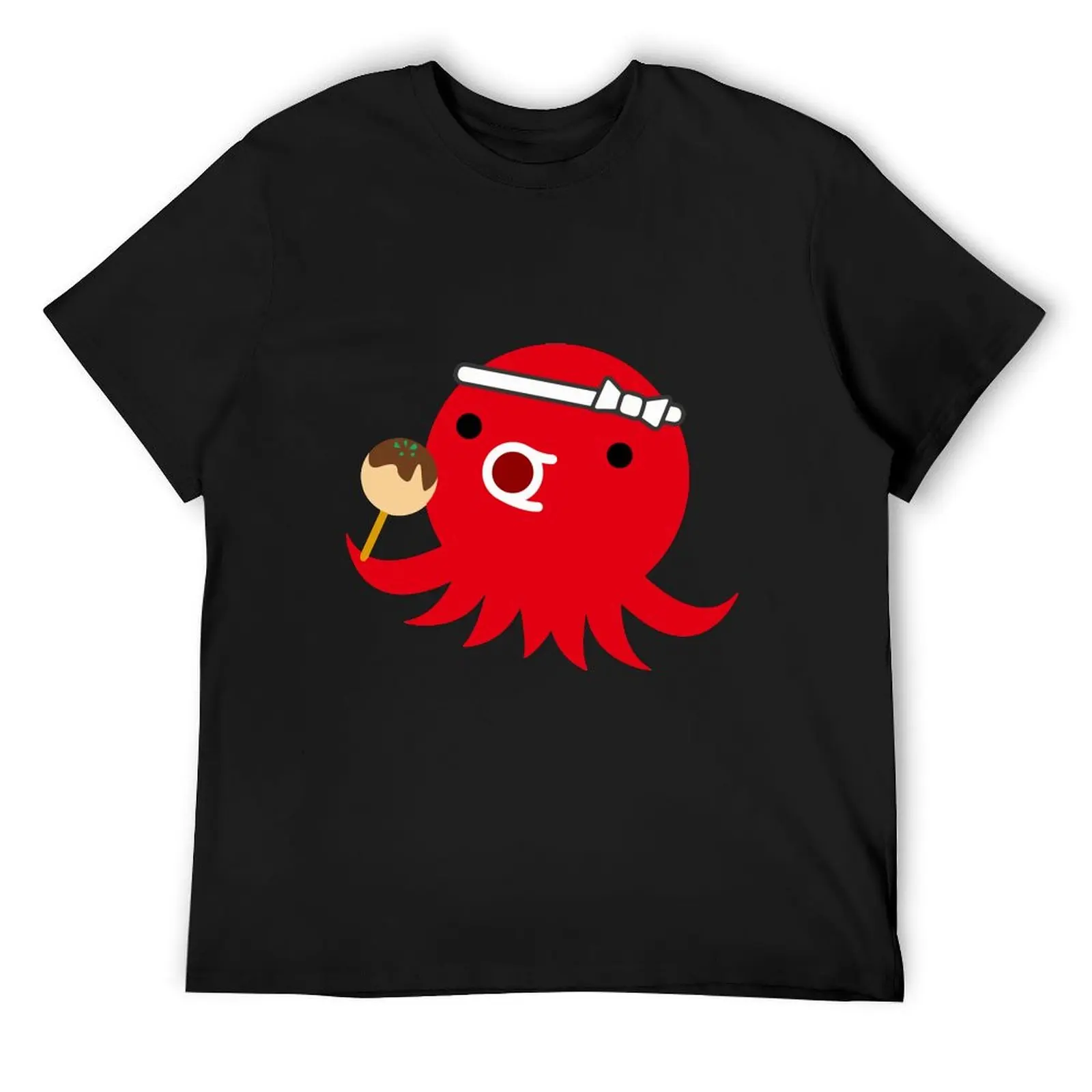 Cute cartoon Takoyaki Octopus T-Shirt customs design your own shirts graphic tee custom t shirt men t shirts