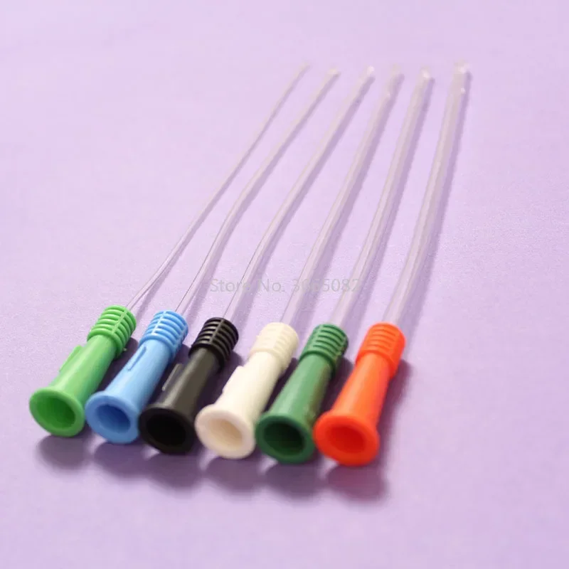 10pcs Male Female Disposable Pvc Urethral Nelaton PVC 19cm Catheter Sounds Urethral Elderly with Urinary Incontinence