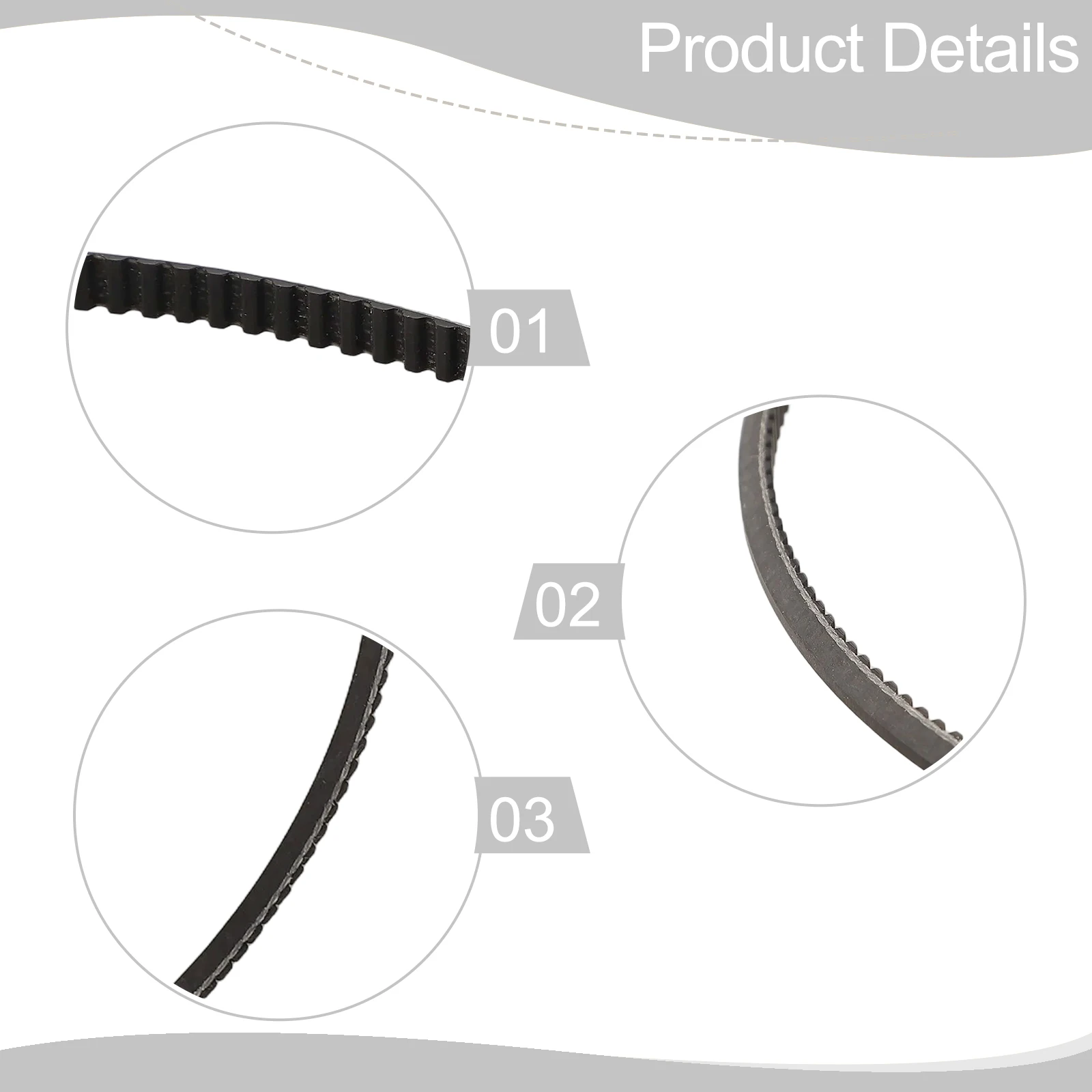 

1PCS 5M500 Lathe Drive Belt for Lathe Machines Polyurethane Replacement Belt with Excellent Stretch Performance