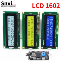 Moduł LCD1602 1602 Niebieski/żółty zielony ekran 16x2 Wyświetlacz LCD PCF8574T PCF8574 Interfejs IIC I2C 5 V/dla arduino