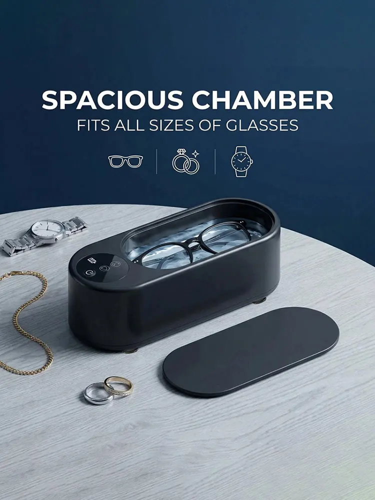 Lenovo – neues, tragbares Ultraschall-Reinigungsgerät für den Hausgebrauch, vielseitiges Reinigungsgerät für Brillen, Schmuck, Zahnprothesen und Uhren. – Detail 1