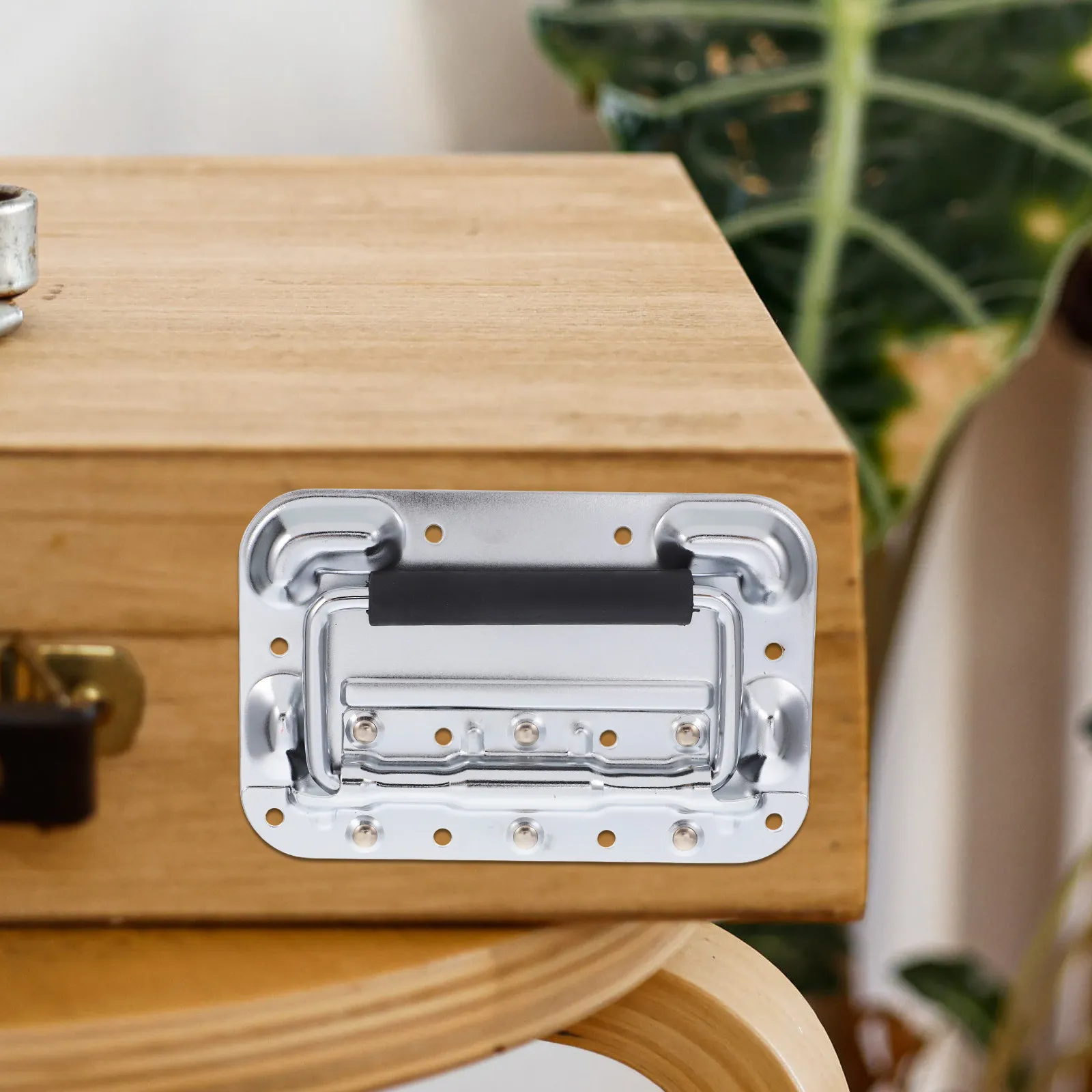 Heavy Duty Spring Loaded Aviation Case Handle Pull Cabinet Toolbox Chest Surface Mounted Foldable Hardware Accessory