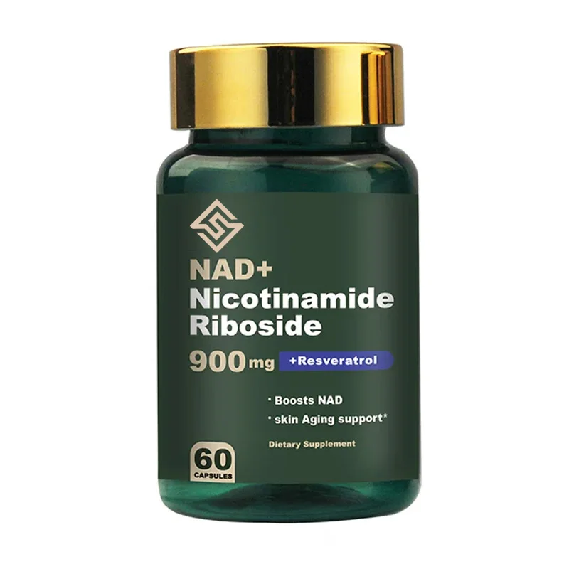 Liposomal Nicotinamide Nucleoside Nad+resveratrol Supplement 60 Capsules Cell , y Aging Support