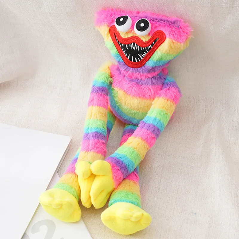 40cm Huggy Wuggy wypchane pluszowe zabawka Horror lalka straszny miękki Peluche zabawki dla dzieci chłopcy urodziny prezent