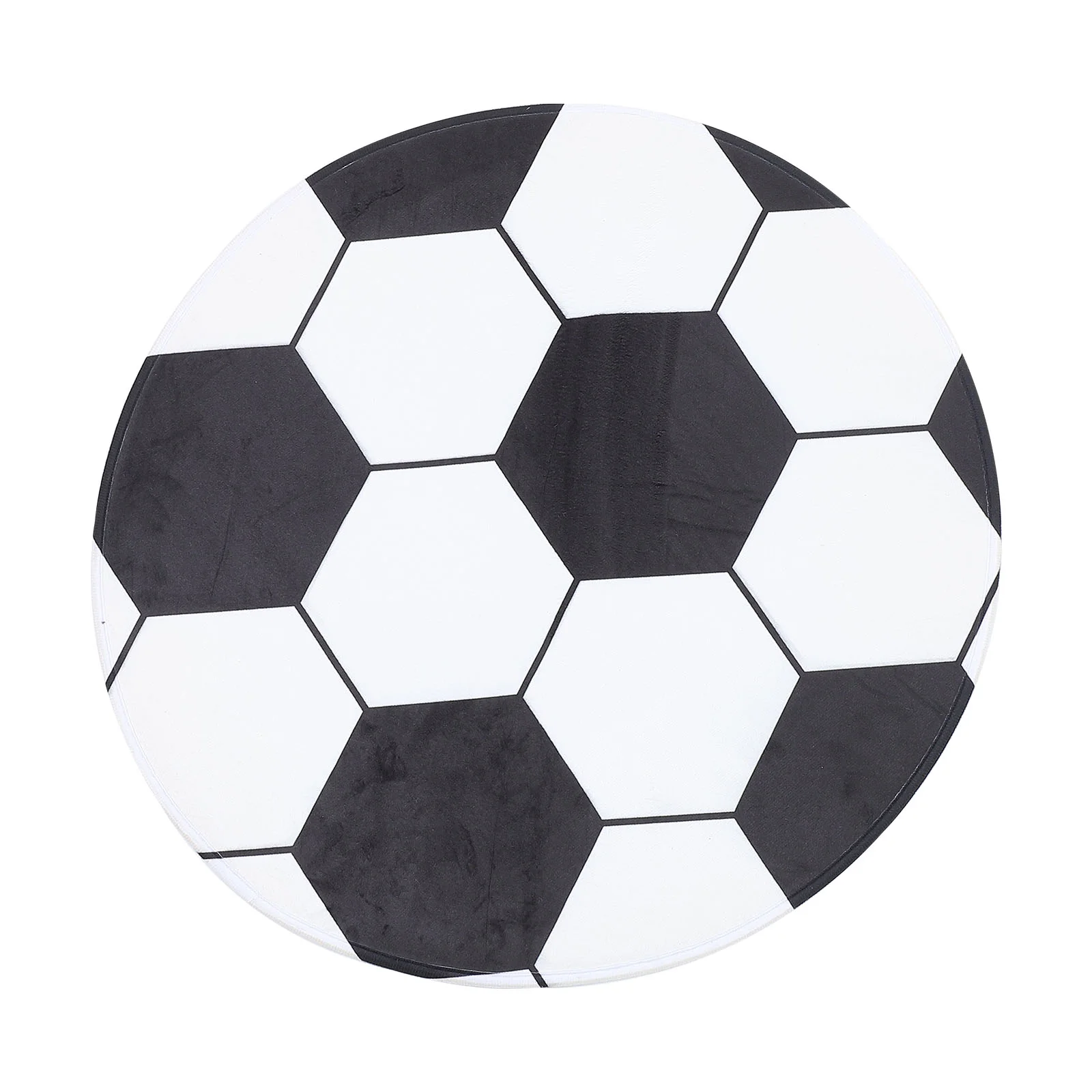 

Round Rug Rounded Soccer Football Mat Decorative in Shape Bedroom Area Decoration Indoor Outdoor Rugs