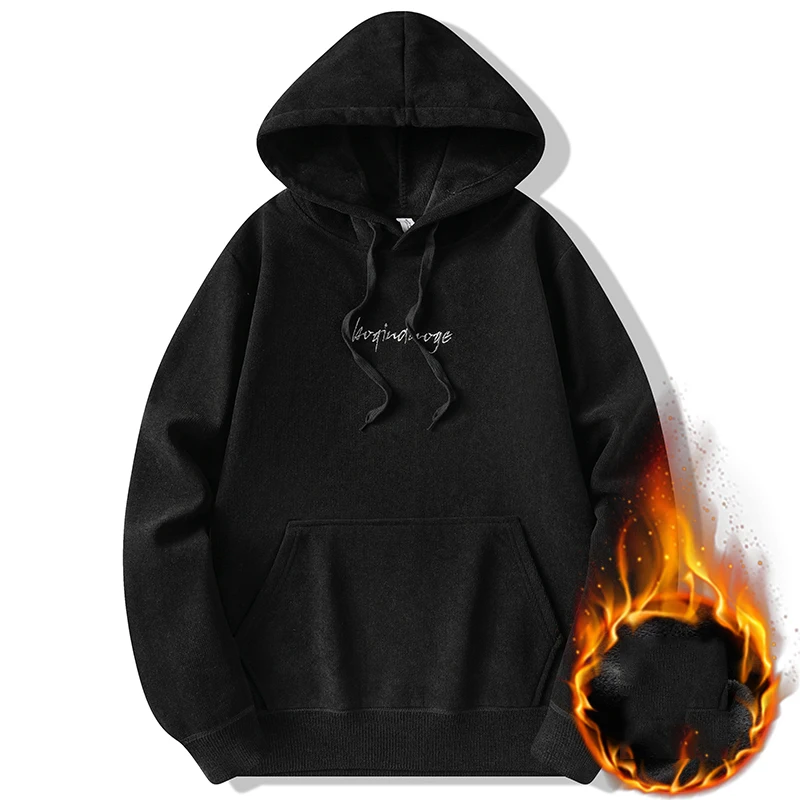 Sweater Male Men's Warm Knitted Pullovers Streetwear Casual Thick Fashion Sweater Hats Spring Autumn Winter Men Clothing New