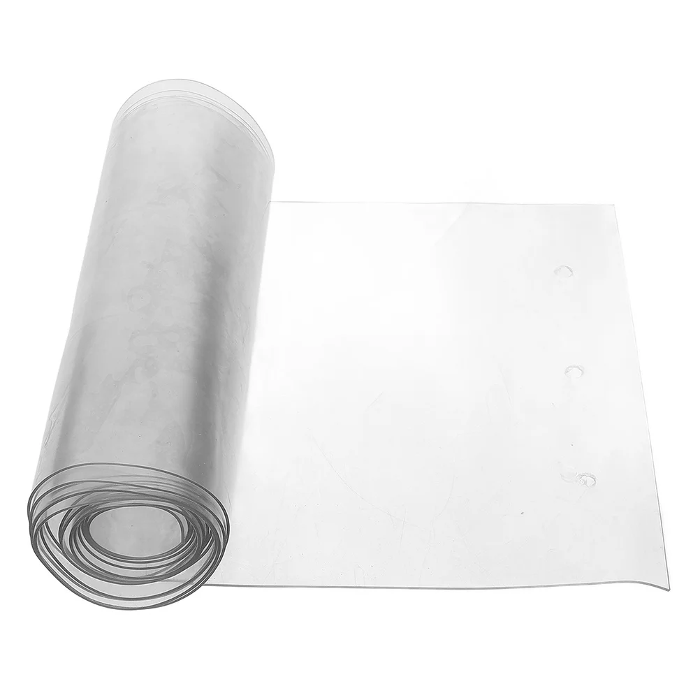 

High Transparency Air Conditioner Door Curtain Clear Plastic Windproof Barrier Easy Hang Kitchen Odor Blocker Living Room