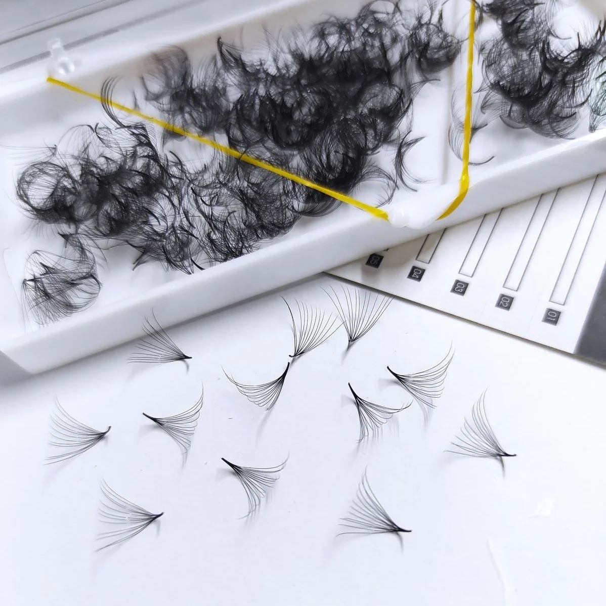 

10 boxesLoose Fans 1000 0.05 Eyelash Loose Premade Premade Eyelash Loose Pro Made Fans Promade Lashes Eyelash Extensions