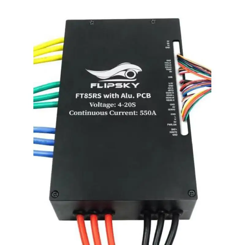 Flipsky Ft85rs 84V 550A ESC アルミケース水冷エンクロージャー 非VESC E-foil対戦ロボット サーフボード AGVロボット用