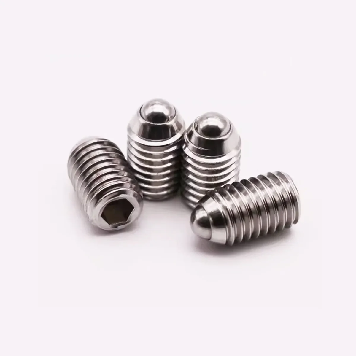 Ball Head Plunger, Stainless Steel Glass Bead Screw, Spring Positioning Bead, Tightening Pin M3M4M5M6M8M12M16