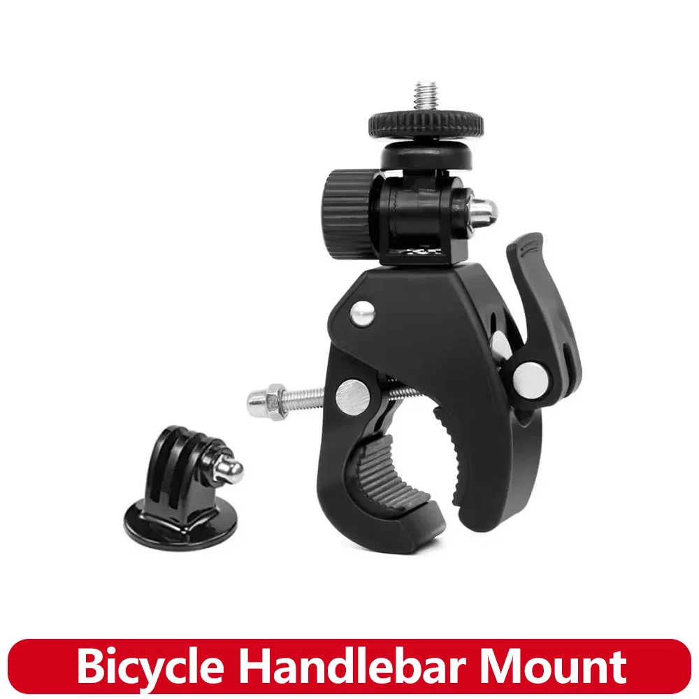 Uchwyt trójnóg na kierownicę roweru/motocykla do GoPro Hero 13 12 11 10 9 insta360 SJCAM SJ4000 AKASO DJI OSMO kamery sportowe