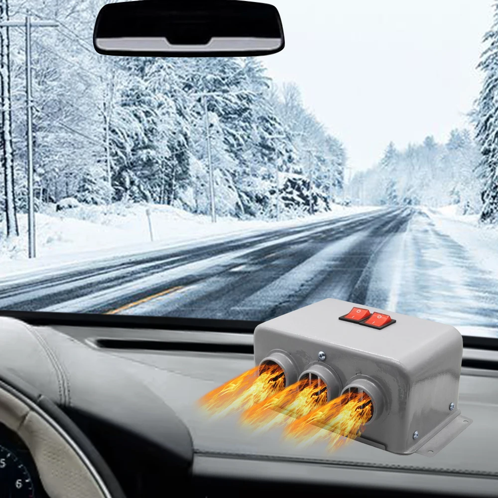 

400W-600W 12V/24V Car Fan Heater Defroster defogging Cooler Dryer Demister Auto Portable Heating Auto Fan Car Accessories