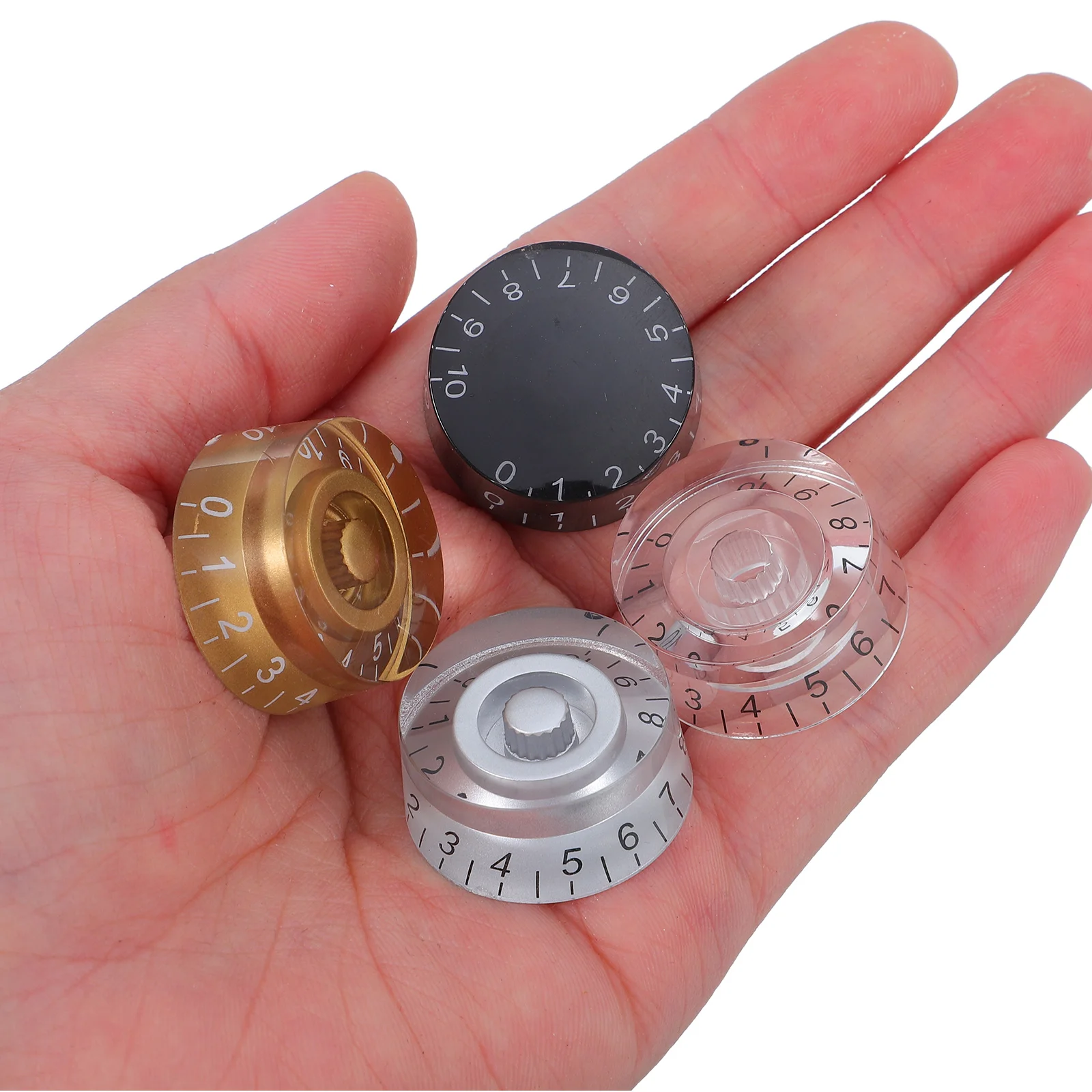 

20 Pcs Electric Guitar Accessories Knobs Musical Instrument Parts Audio Rotary Universal Potentiometer Volume Tone