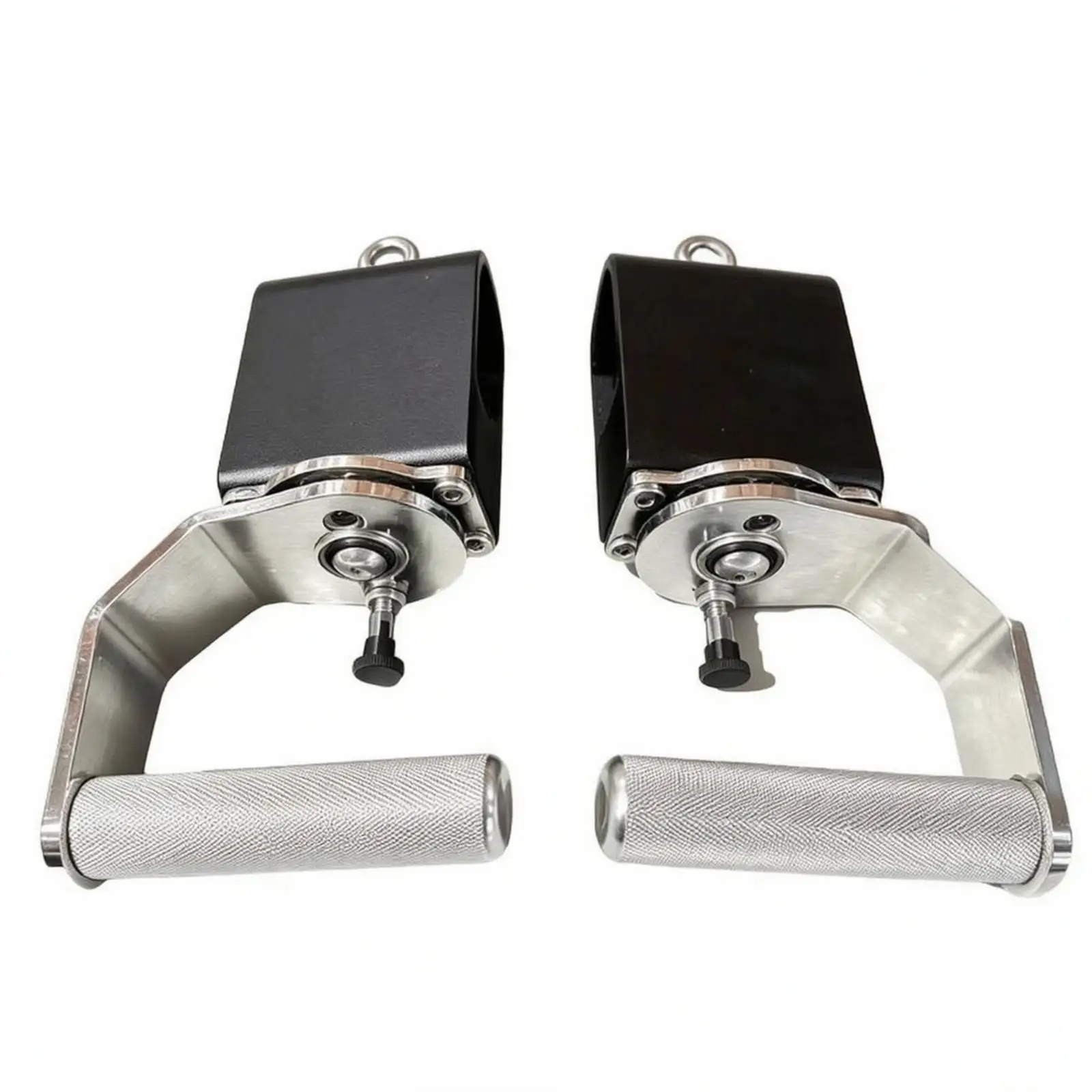2 Pieces Rotating Pull-up Grip with Bearing Ergonomic Steel Pull-up Handle with Textured Grip for Upper-Body Training, Home Gyms