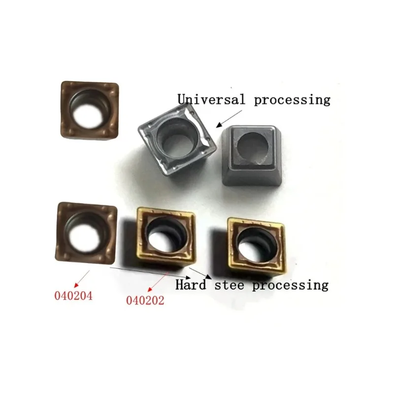 Picture 3: SOMT040202/SPMG040202 SPMT040204 Small diameter u drill insert U Indexable Drill Inserts Carbide For 2D 3D 4D SO SP U drill
