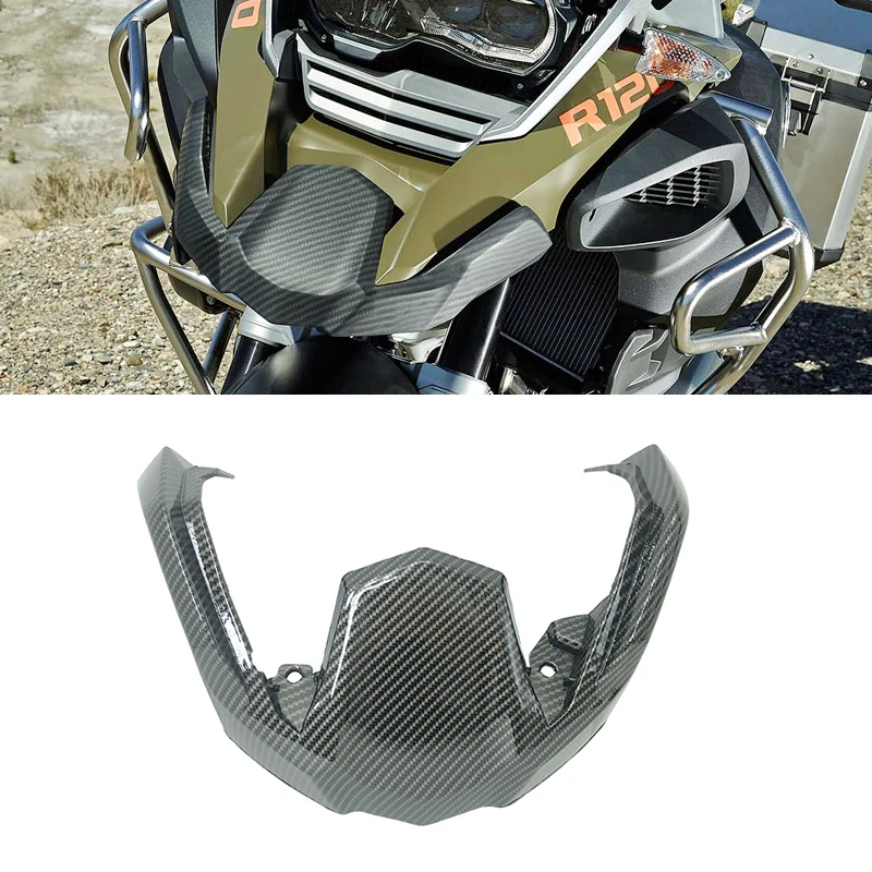 For BMW R1200GS R1250GS R 1250 GS ADV GSA R1200 Adventure 2014-2023 Carbon Front Fairing Beak Fender Extension Guard Wheel Cover