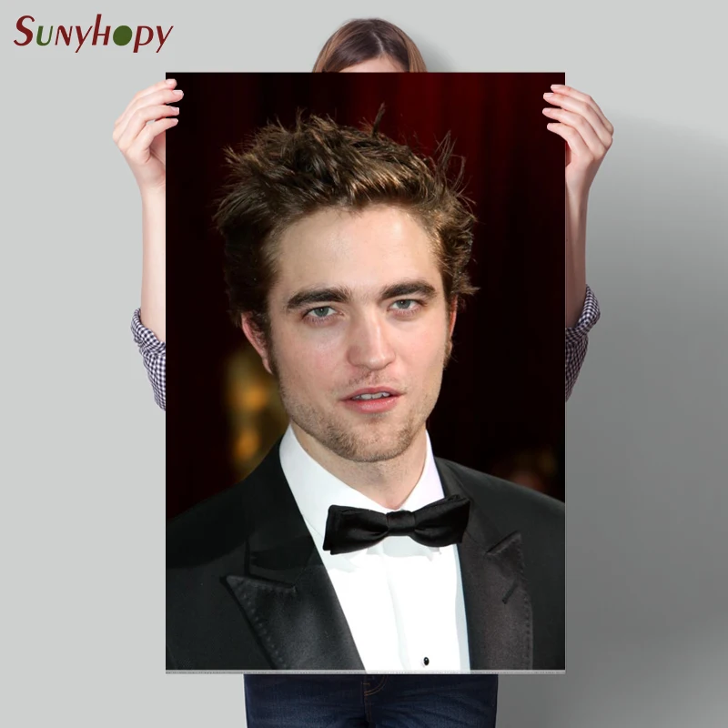 Poster Custom Robert Pattinson Canvas Poster Art Home Decoration Cloth Fabric Wall Poster Print 30X45cm40X60cm